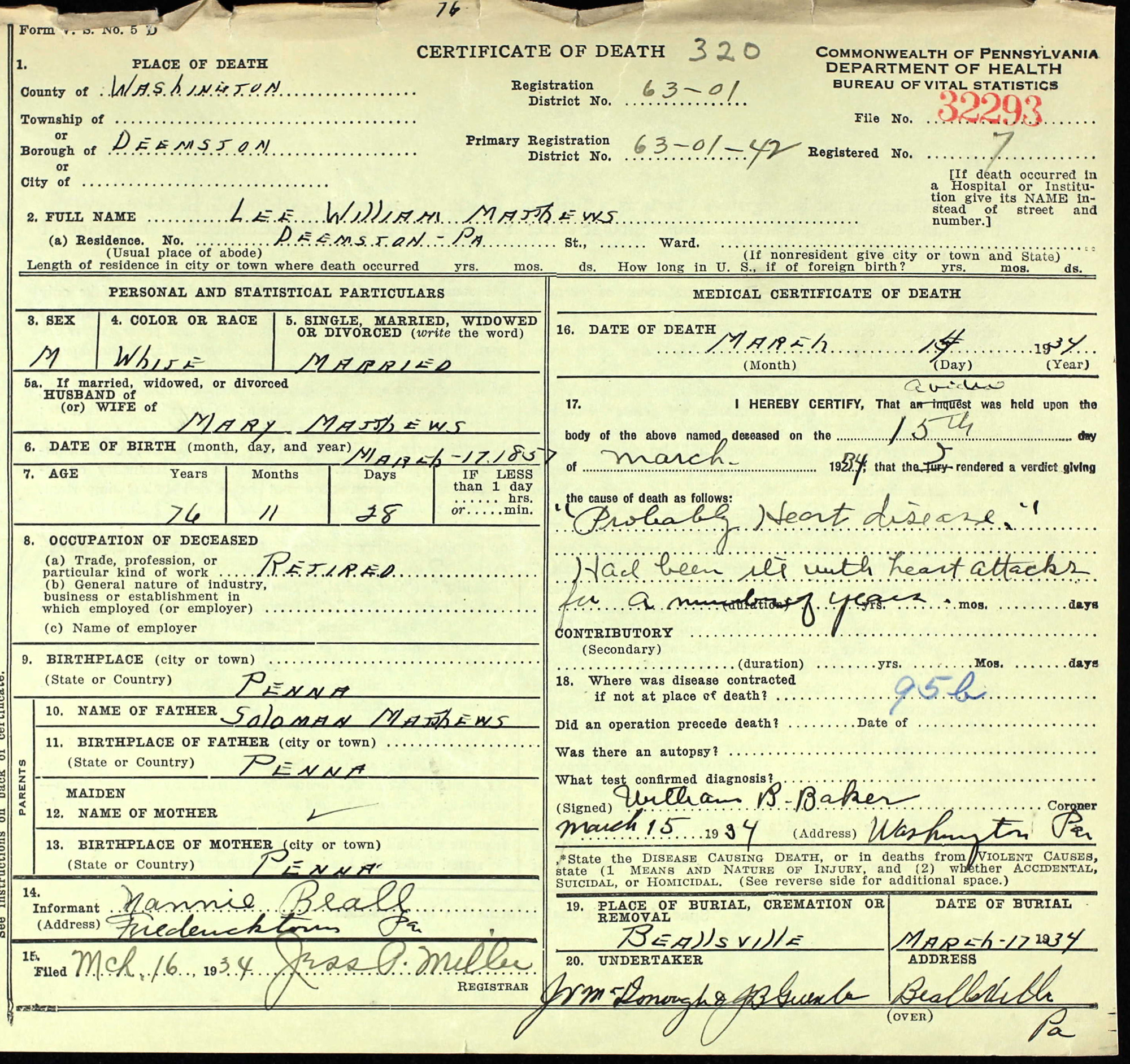 Lee William Matthews